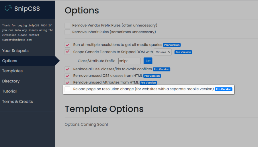 Remove Unused Attributes